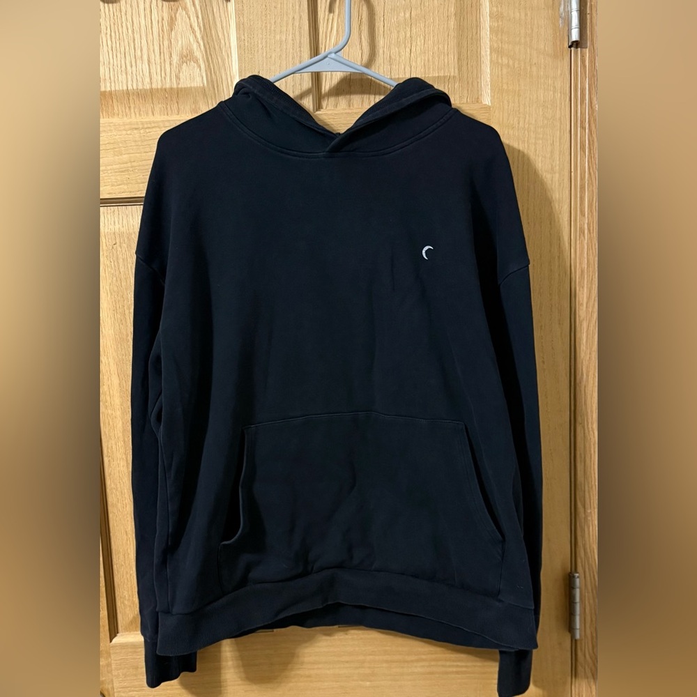 ZYIA Active Black Hoodie | Oversized Pullover Sweatshirt 3XL